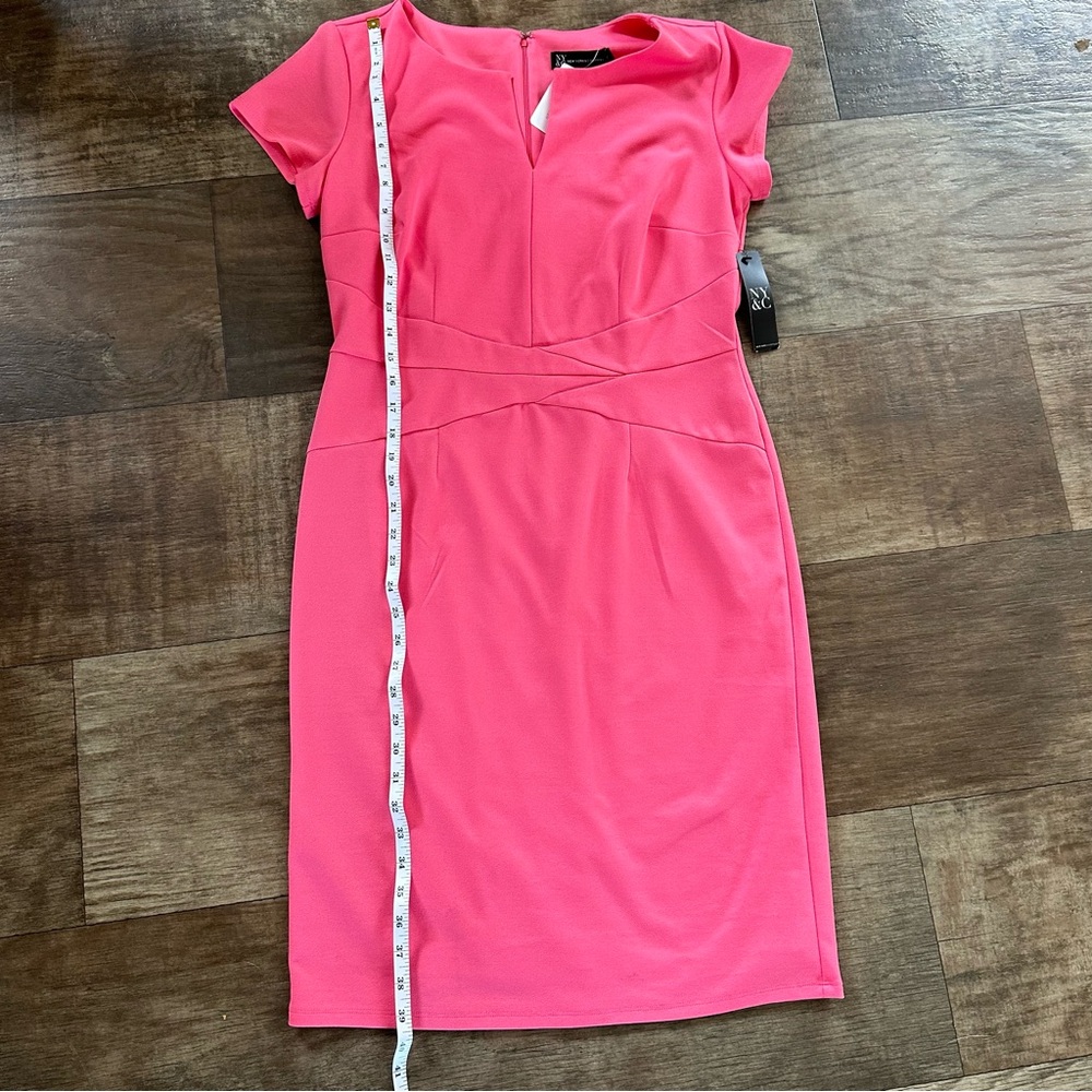 New New York & Company pink midi dress - Picture 7 of 7